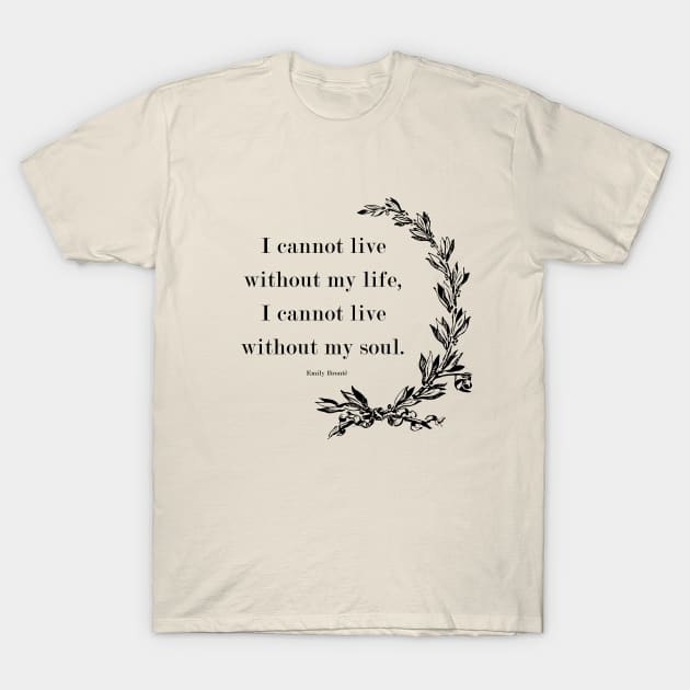 Wuthering Heights - Floral Design T-Shirt by Pine and Dune Boutique